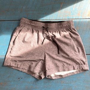 Lululemon Gray Heathered Athletic shorts size 4